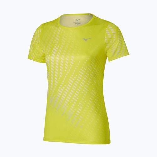 Maglia running donna Mizuno Core Graphic Tee lightning yellow