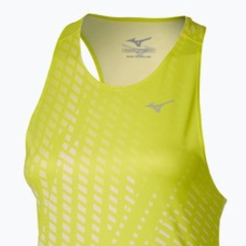 Canotta running donna Mizuno Core Graphic Tank Top lightning yellow