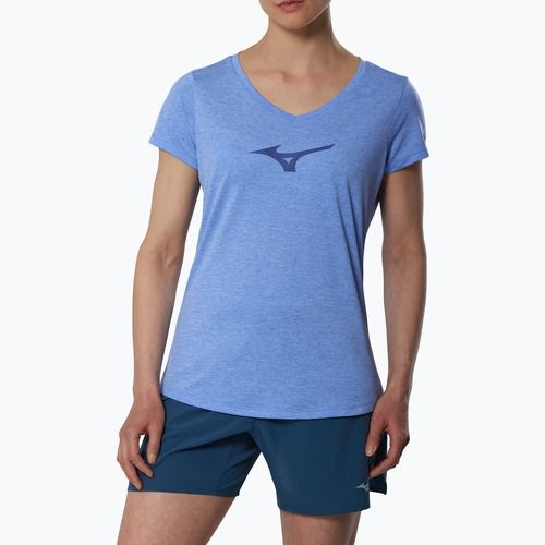 T-shirt da running donna Mizuno Core Runbird Tee ultramarine