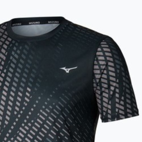 Maglia running uomo Mizuno Core Graphic Tee black/gray