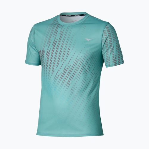Maglia running uomo Mizuno Core Graphic Tee aquifer