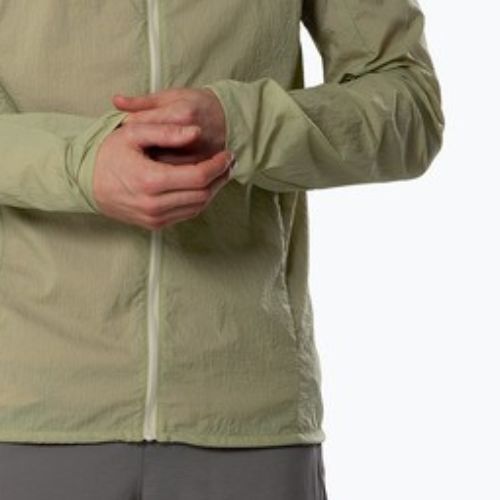 Giacca running uomo Mizuno Tech Light Hooded elm