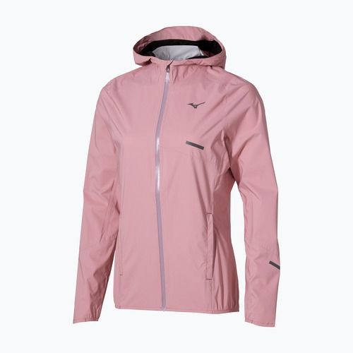 Giacca running donna Mizuno Trail Waterproof 20K Hooded rose elegance