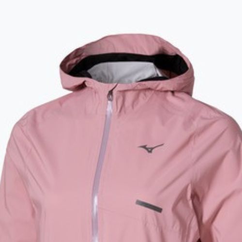 Giacca running donna Mizuno Trail Waterproof 20K Hooded rose elegance