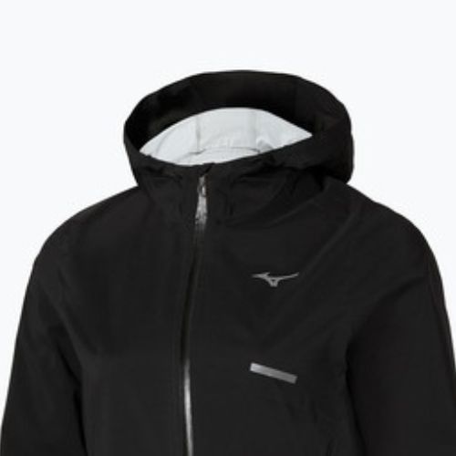 Giacca da running donna Mizuno Trail Waterproof 20K Hooded black