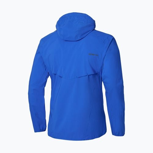 Giacca running uomo Mizuno Trail Waterproof 20K Hooded dazzling blue