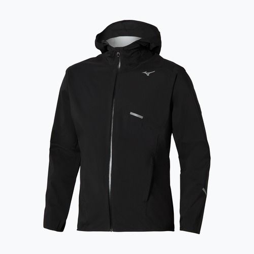 Giacca da running uomo Mizuno Trail Waterproof 20K Hooded black