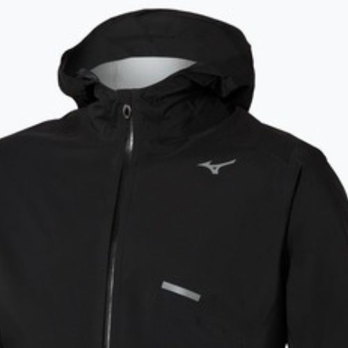 Giacca da running uomo Mizuno Trail Waterproof 20K Hooded black