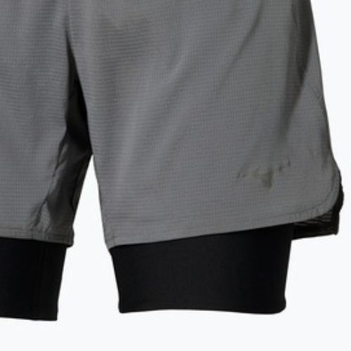 Pantaloncini da running donna Mizuno Trail Multipocket 2in1 lava smoke
