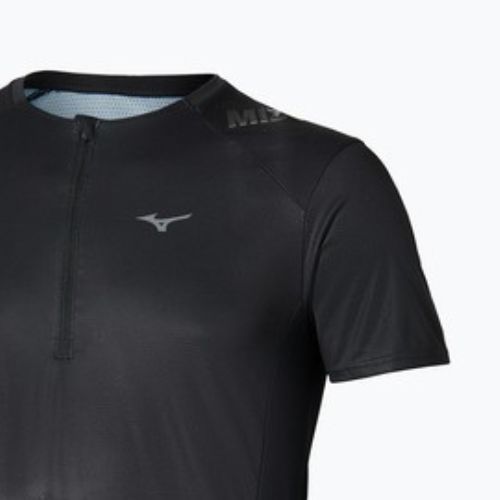 Maglia da running uomo Mizuno Trail Graphic Tee black