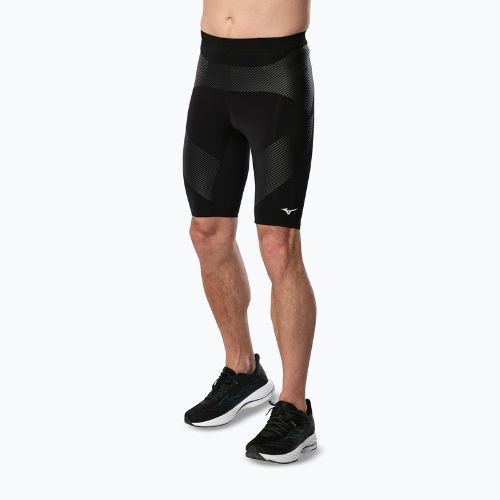 Pantaloncini running uomo Mizuno Sonic Half black