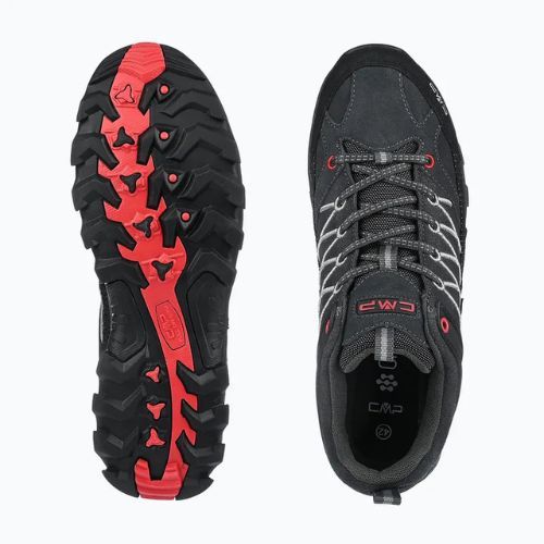 Scarpe da trekking uomo CMP Rigel Low titanium/red