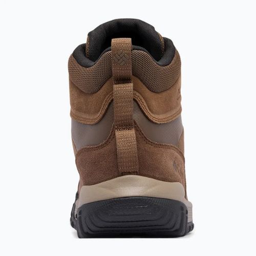 Scarpe da uomo Columbia Burnsider Waterproof dark brown/dark mountain
