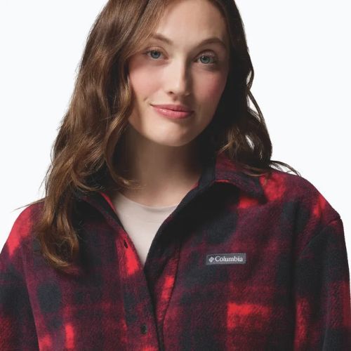 Camicia da donna Columbia Benton Springs mountain red ombre tonal