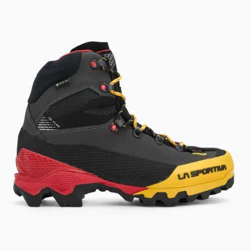 Scarponi da alpinismo uomo La Sportiva Aequilibrium LT GTX black/yellow