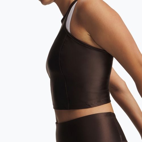 Top da allenamento donna Under Armour Motion Shine Tank kona brown/black