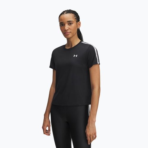 T-shirt da allenamento donna Under Armour Tech Wordmark Tape black/white/white