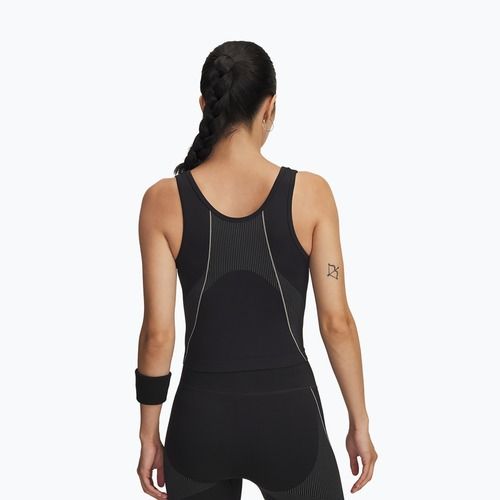 Canotta da allenamento donna Under Armour Vanish Seamless Tank black/steel/steel