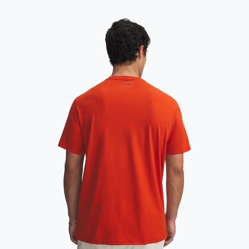 Maglietta da uomo Under Armour Sportstyle Left Chest surplus orange/cinna red