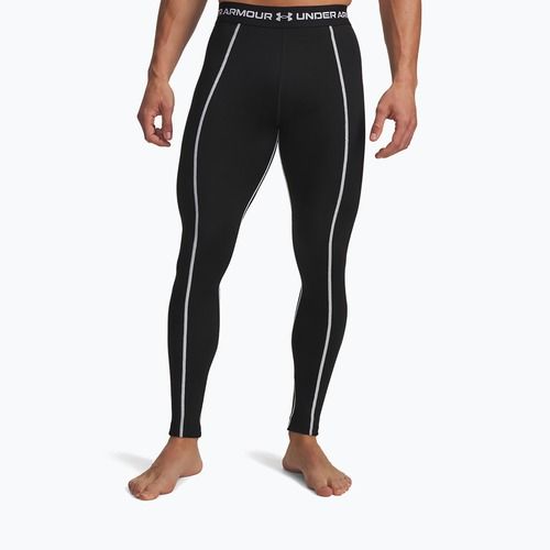 Leggings uomo Under Armour Cold Weather Grid black/white/white