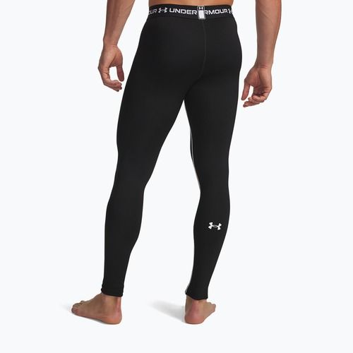 Leggings uomo Under Armour Cold Weather Grid black/white/white