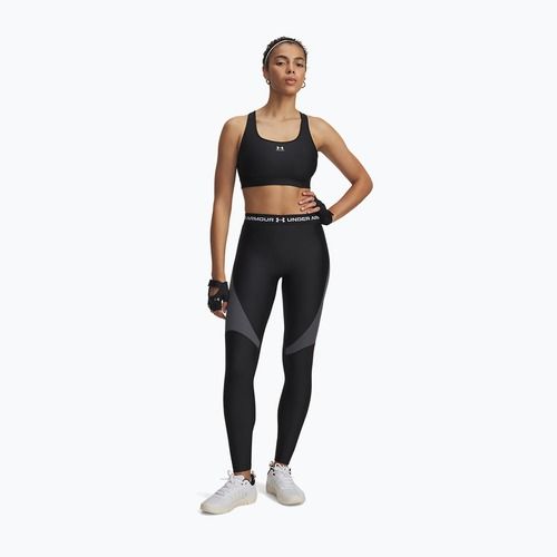 Leggings da donna Under Armour HeatGear Rib black/castlerock/white