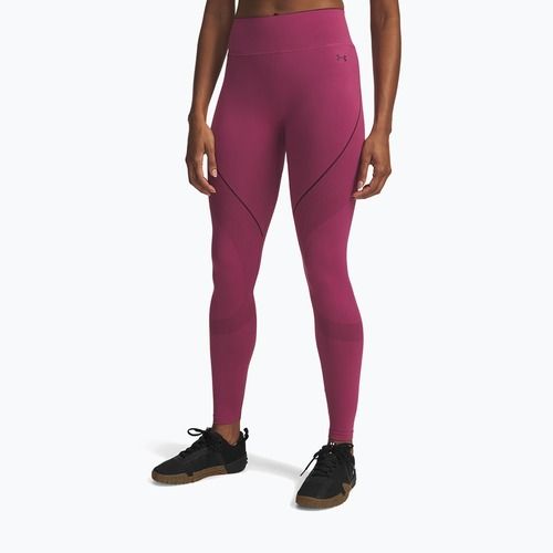 Leggings da allenamento donna Under Armour Vanish Seamless fuchsia dusk/dark maroon/dark maroon