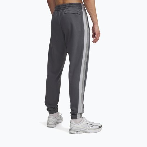 Pantaloni da allenamento uomo Under Armour Rival Fleece Colorblock castlerock/mod gray/white