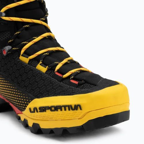 Scarponi da alpinismo uomo La Sportiva Aequilibrium ST GTX black/yellow