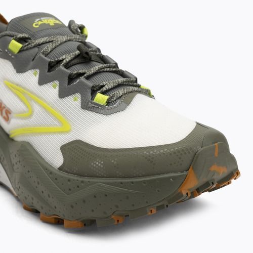 Scarpe da running uomo Brooks Caldera 8 dusty olive/lime/oyster