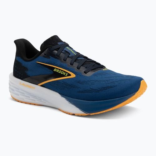Scarpe da running uomo Brooks Launch 11 black/navy peony/orange