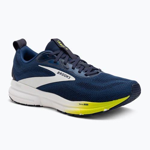 Scarpe da corsa uomo Brooks Trace 4 navy/peacoat/acid lime