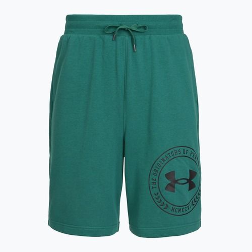 Pantaloncini da allenamento uomo Under Armour Rival LW Graphic rack green/black