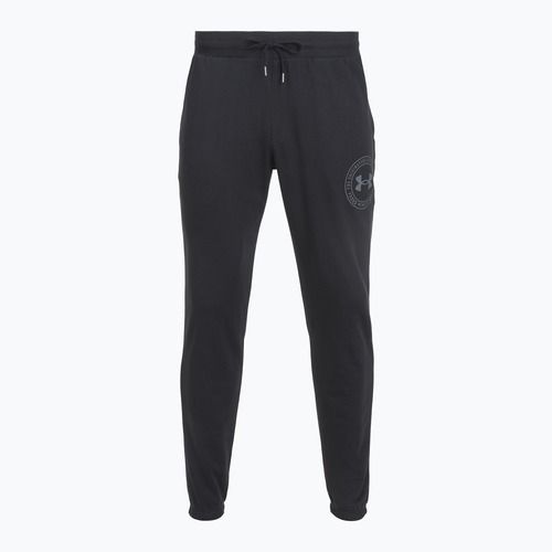 Pantaloni da uomo Under Armour Rival LW Graphic Jogger black/castelrock