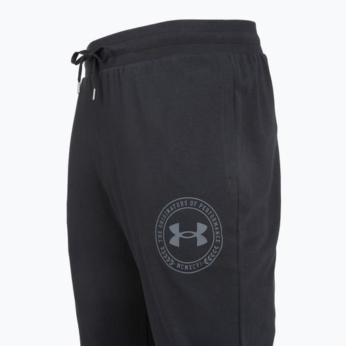 Pantaloni da uomo Under Armour Rival LW Graphic Jogger black/castelrock