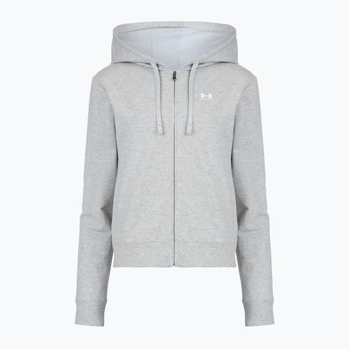 Felpa donna Under Armour Sport Terry FZ mod gray light heather/white