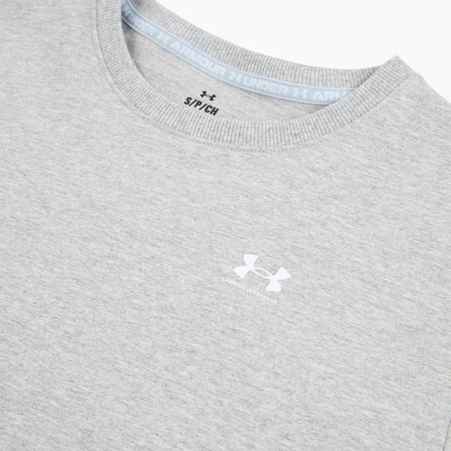 Felpa donna Under Armour Sport Terry Crew mod gray light heather/white