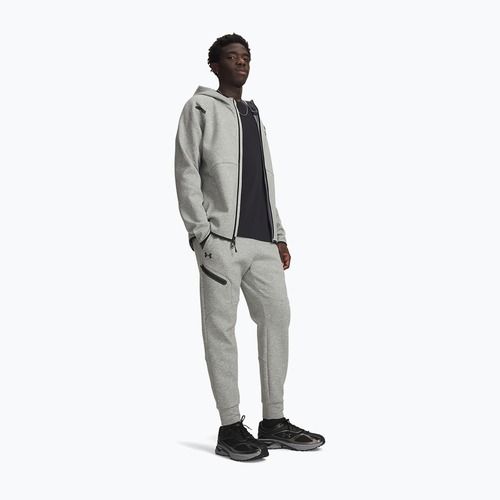 Pantaloni da uomo Under Armour Unstoppable Fleece mod gray/black