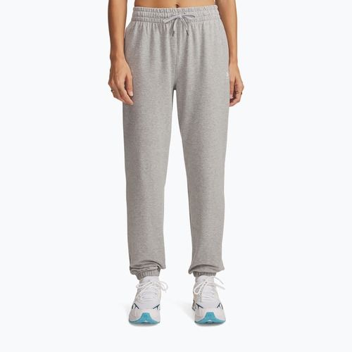 Pantaloni da donna Under Armour Sport Terry Jogger Mod grey light heather/white