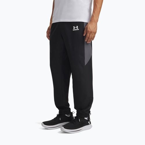 Pantaloni da uomo Under Armour Tech Sport black/castlerock/white