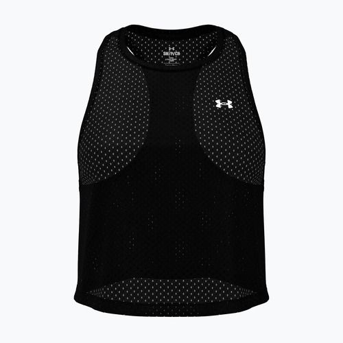 Canotta sportiva donna Under Armour Tech Sport Mesh Crop Tank black/white