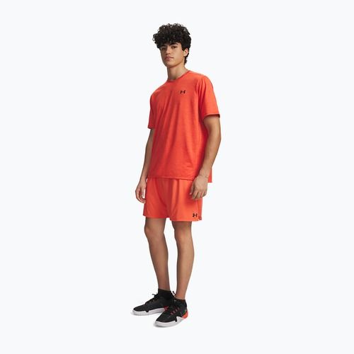 Pantaloncini da allenamento uomo Under Armour Tech Vent venom red/black