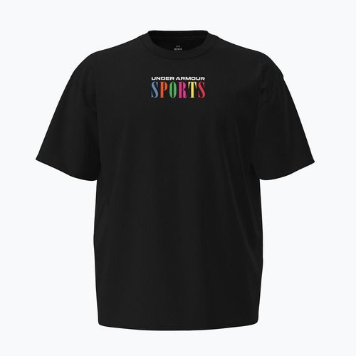 Maglia da allenamento uomo Under Armour Heavyweight Sports ultimate black/white