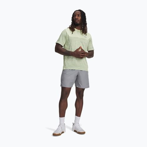 Pantaloncini da allenamento uomo Under Armour Tech Utility steel/fade green