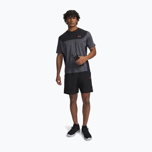 Pantaloncini da allenamento uomo Under Armour Tech Utility black/venom red