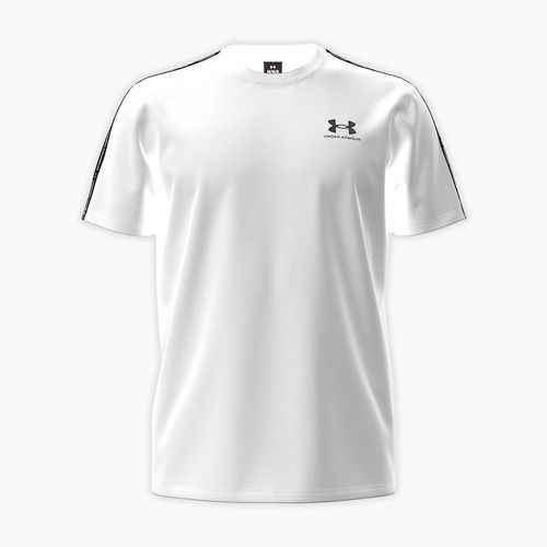 T-shirt da allenamento uomo Under Armour Icon Heavyweight Tee Taping white/black