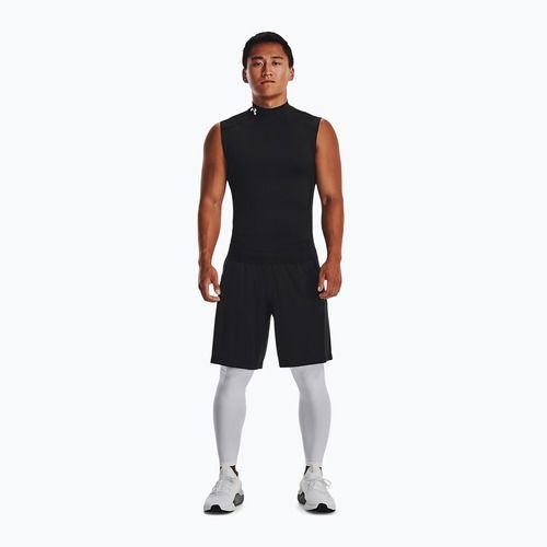 Maglia da allenamento uomo Under Armour HG Armour Comp Mock Black/White