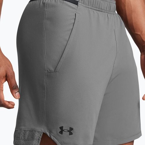 Pantaloncini da allenamento da uomo Under Armour Ua Vanish Woven 6in castlerock/black