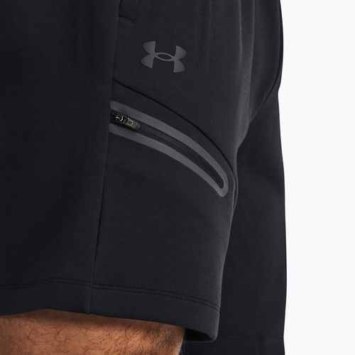 Pantaloncini da allenamento da uomo Under Armour Unstoppable Fleece black/black