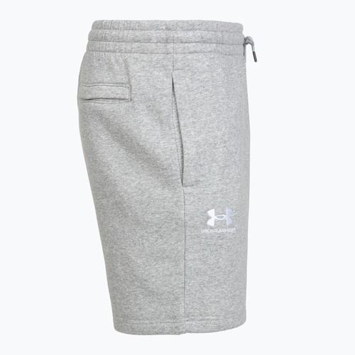 Pantaloncini da uomo Under Armour Icon Fleece mod gray light heather/white